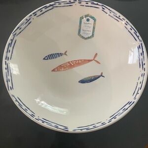 Handmade Fish Design Ceramic Bowl